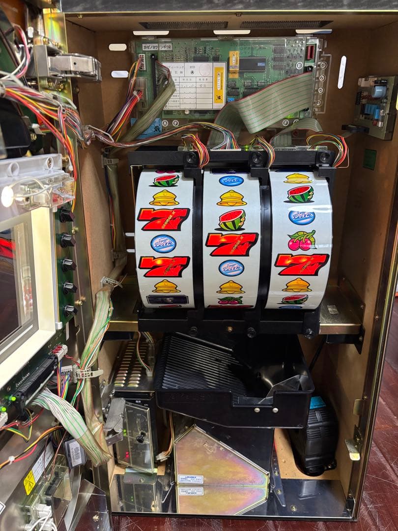 【送料無料】名機！初代 旋風の用心棒 ロデオ 不要機付 4号機 レア白パネル