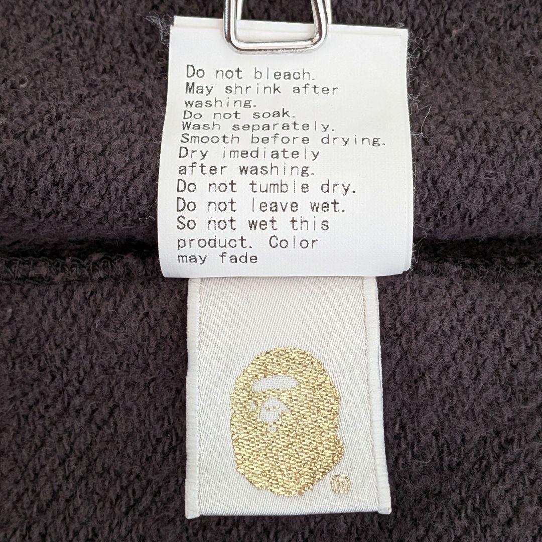 A BATHING APE　ダブルジップパーカー　レディース　エイプ　BAPE