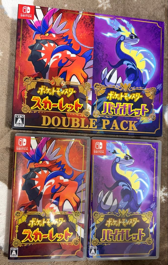 Switch ポケットモンスター スカーレット/バイオレット ダブルパック