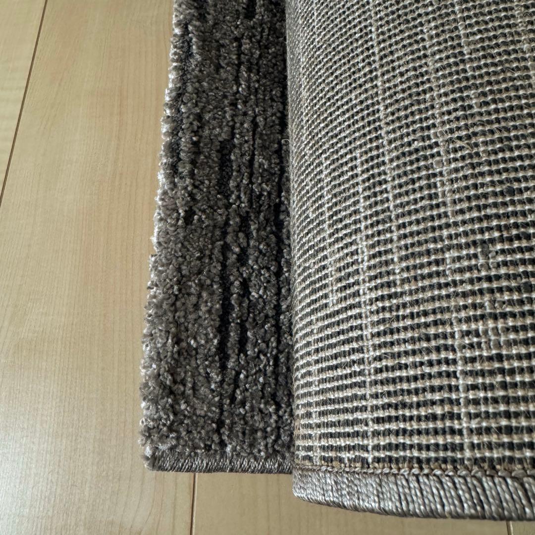 ウィルトン織のラグ 160✖️230 新品未使用　グレージュ