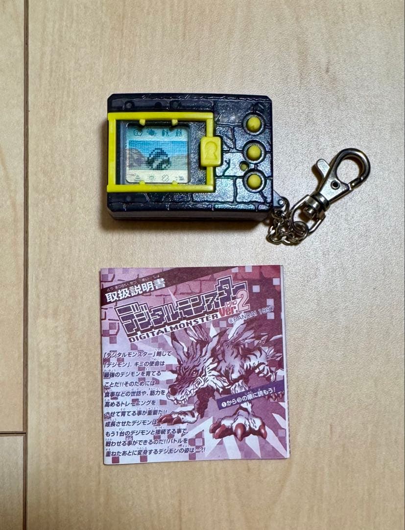 し*も様 【動作確認済】デジモンver1,2 【3点セット】説明書、電池付き