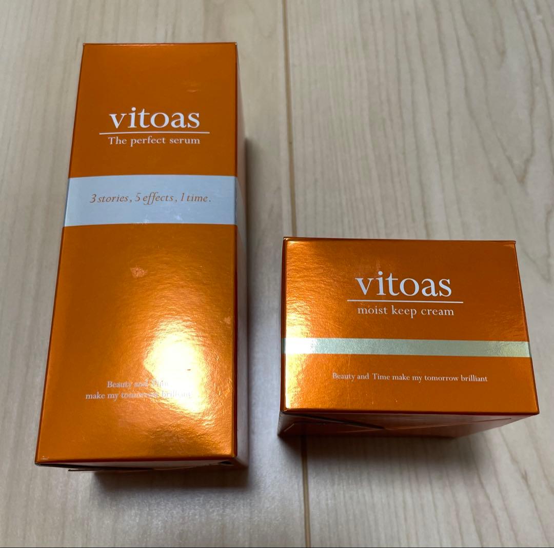 新品　ビトアス　ザパーフェクトセラム 120ml モイストキープクリーム 30g