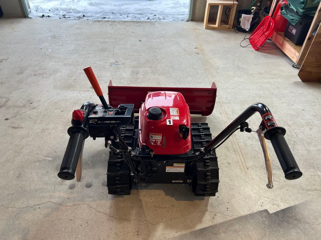 ホンダ 除雪機 赤 キャタピラ式