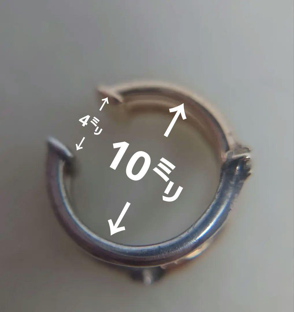 mel　アガット　イヤーカフ　コンビ