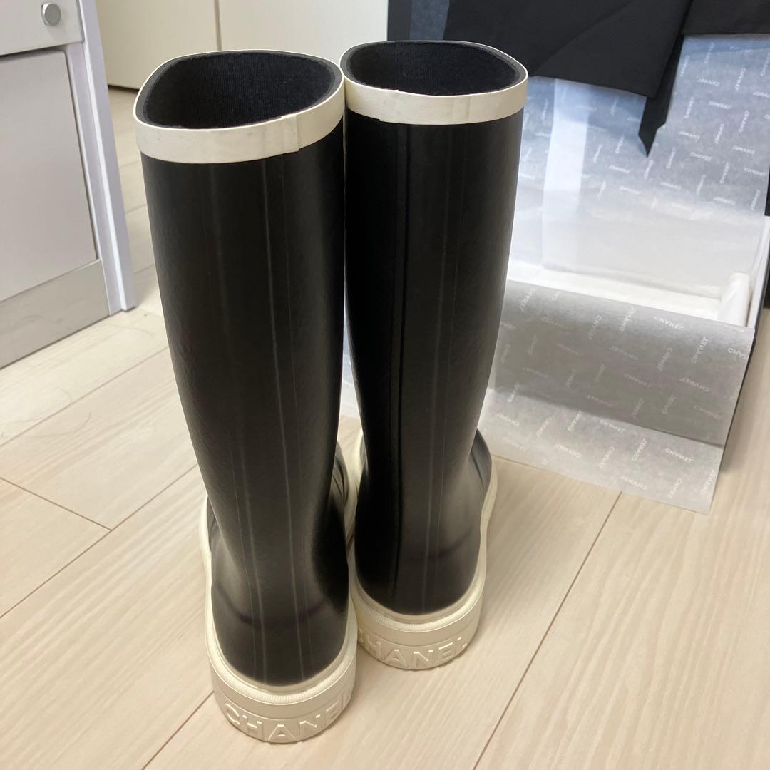 CHANEL レインブーツ　38サイズ　2026Ｃ