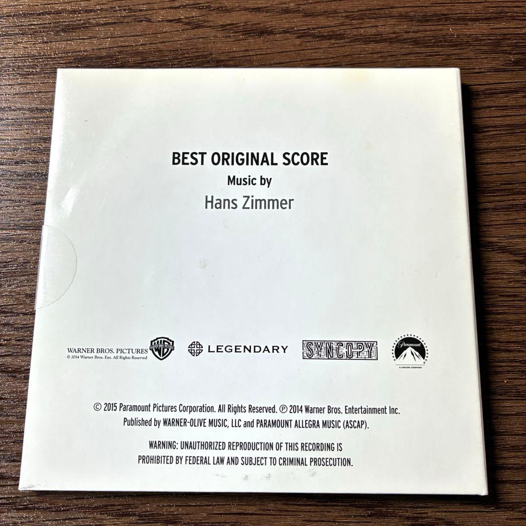 【プロモ盤✨未開封】インターステラー　FYC ハンス・ジマー　33曲