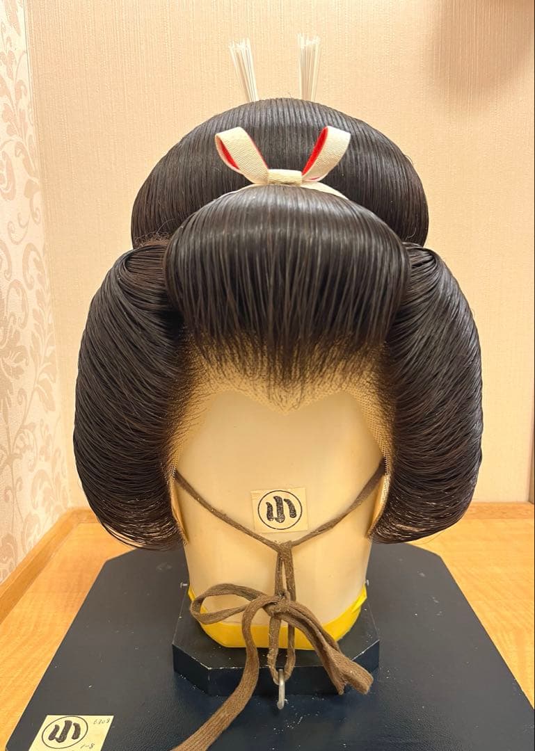 【人毛 日本髪かつら 小サイズ】花嫁和装 婚礼 舞踊 練習用 軽量 平成期