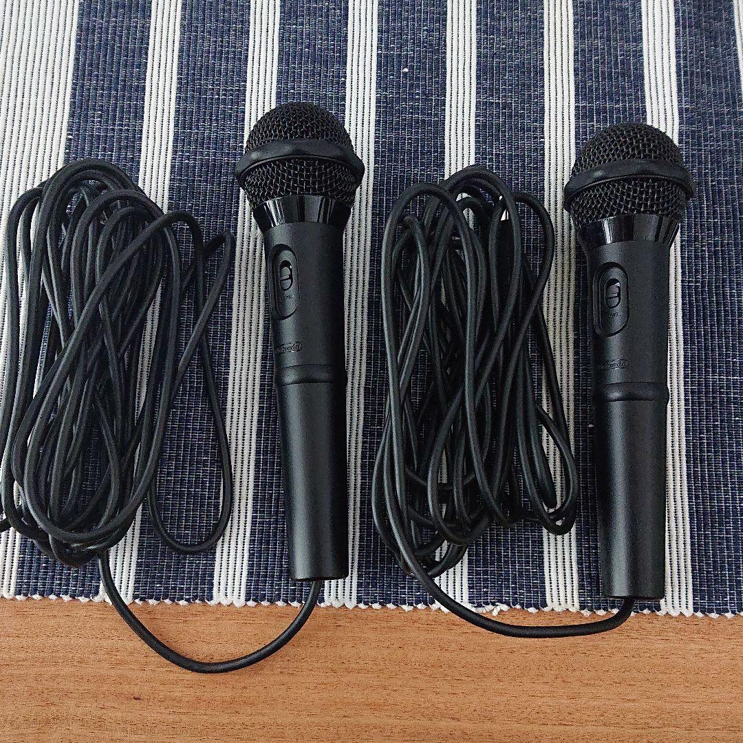 Nintendo WII U有線マイク 中古 二本 Switch対応