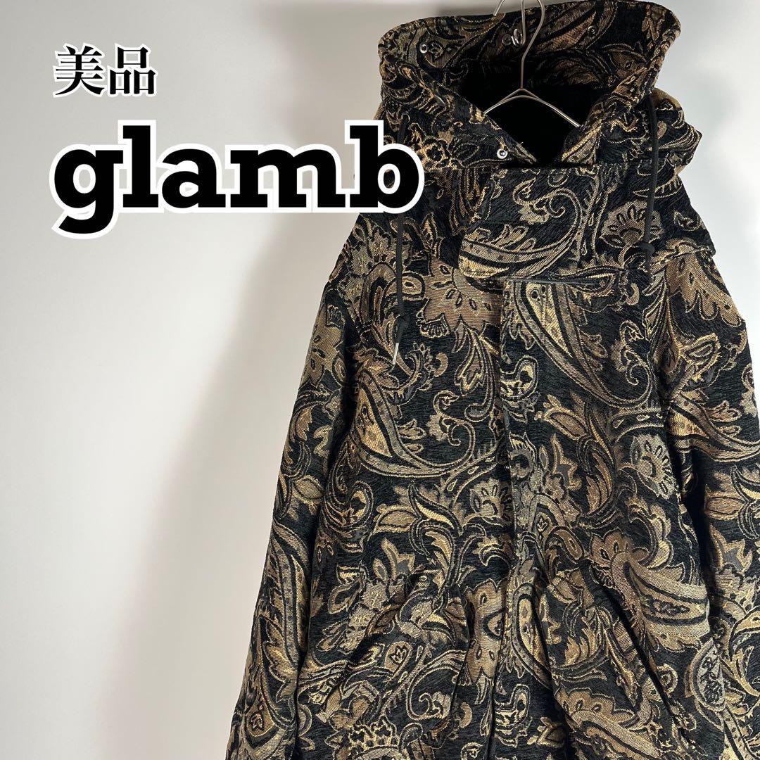 美品　glamb　グラム　モッズコート　ペイズリー柄 M