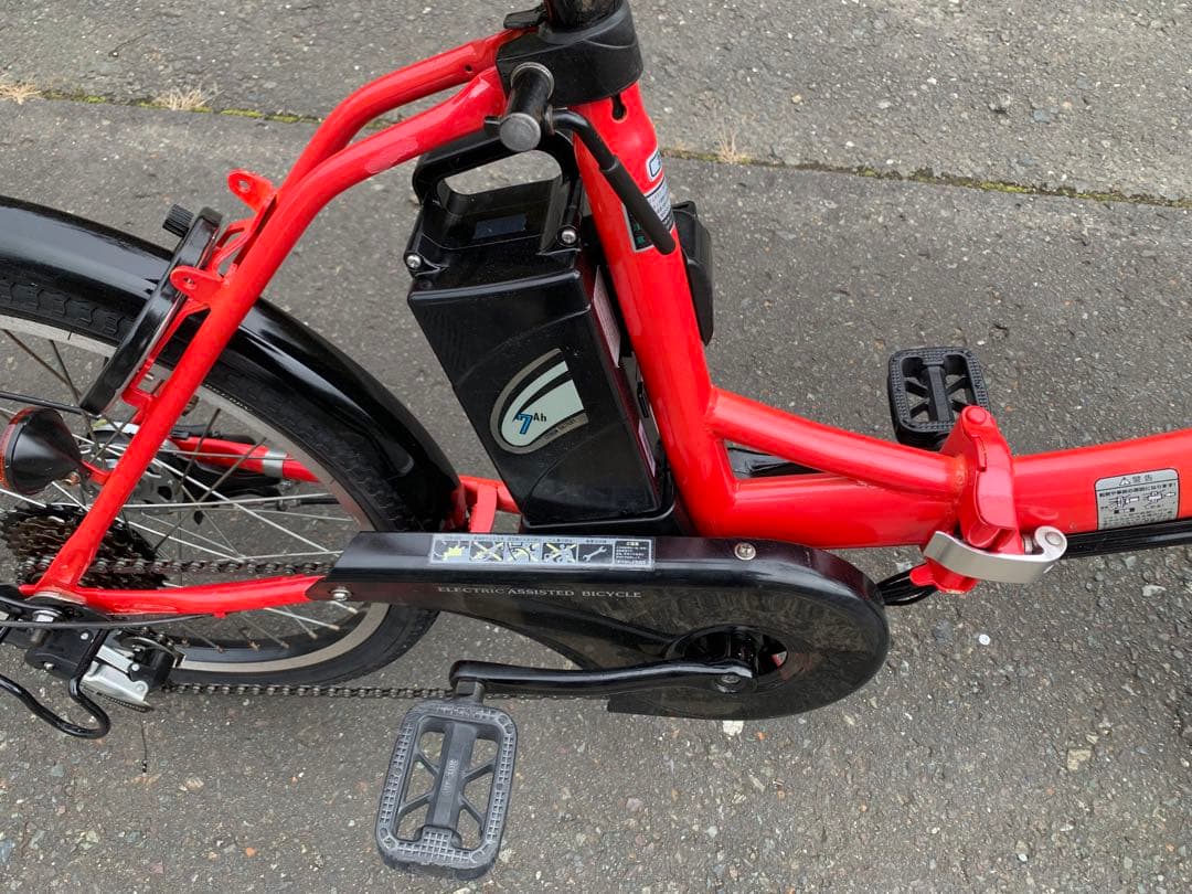 【即乘】送料無料 Peltech折り畳み電動アシスト自転車20インチ 動作確認済