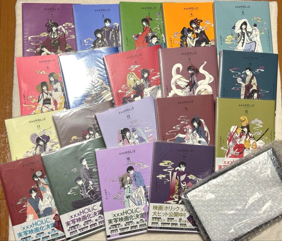 xxxHOLIC 新装版1~19 初版 帯付き イラストカード バインダー付き