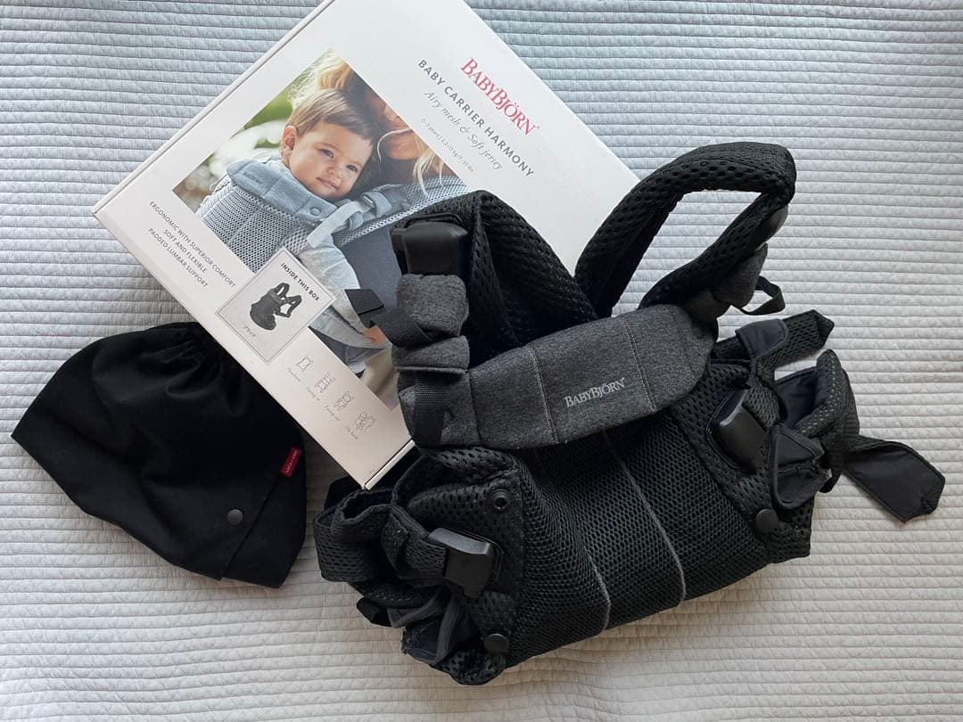 【BABY BJORN】抱っこ紐　ベビーキャリア　ハーモニー　BLACK