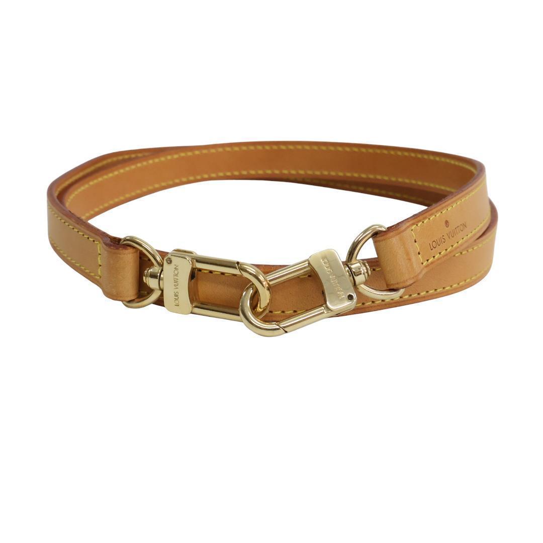 極美品 ルイヴィトン ショルダーストラップ ヌメ革 ゴールド金具 正規品