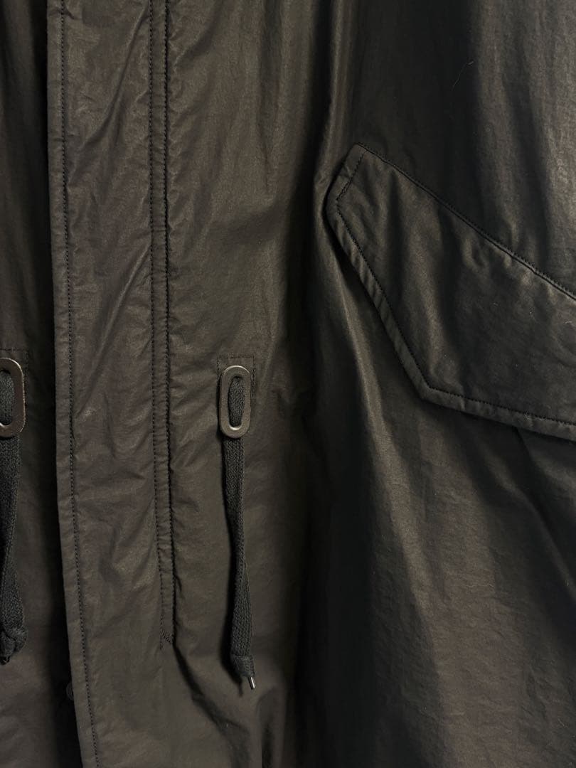 COMOLI コットンナイロン ミリタリー フーデッドコート 2