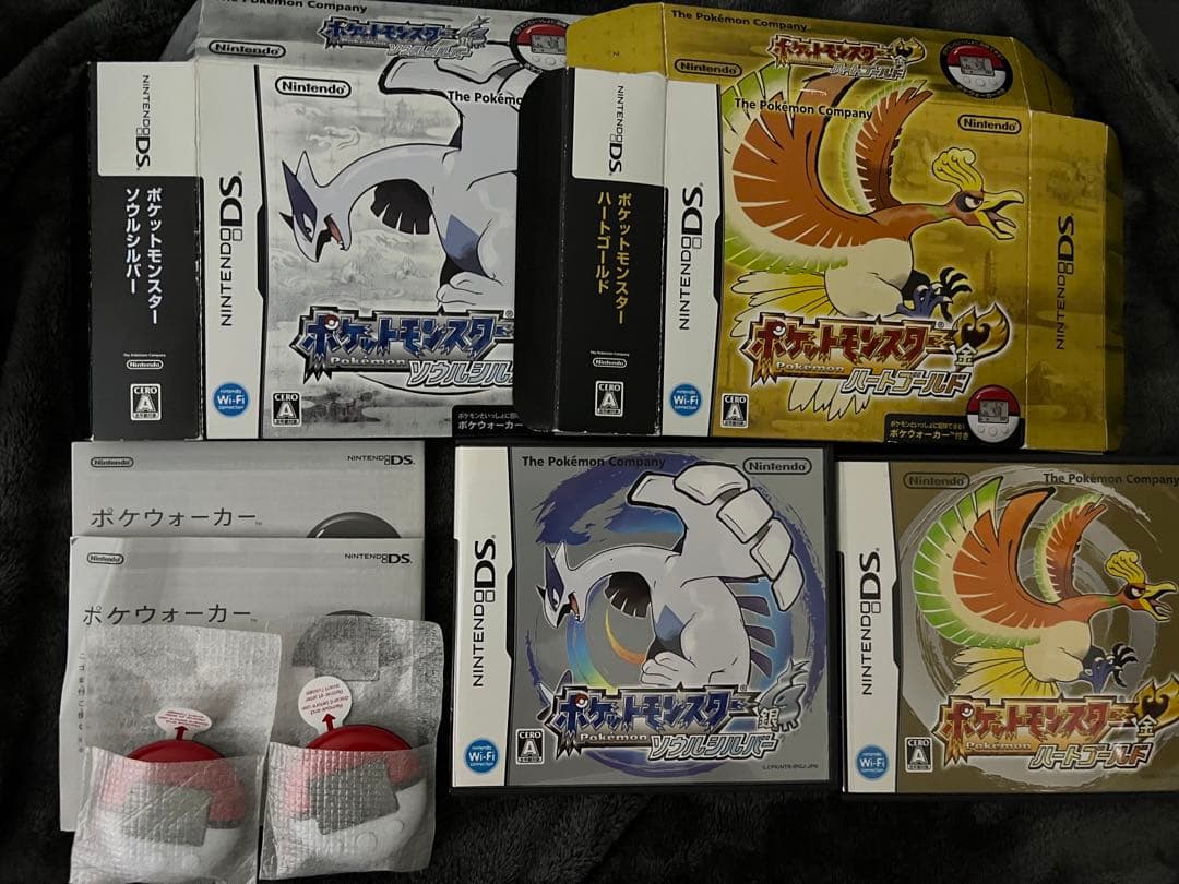 ポケットモンスター ハートゴールド ソウルシルバーセット　ポケウォーカー付き