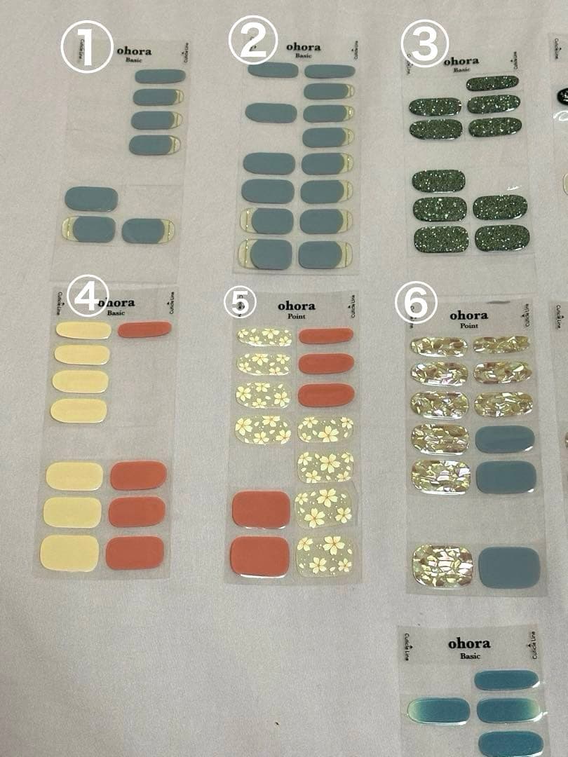 ohora ネイルシール 組み合わせ売り 値段変動あり