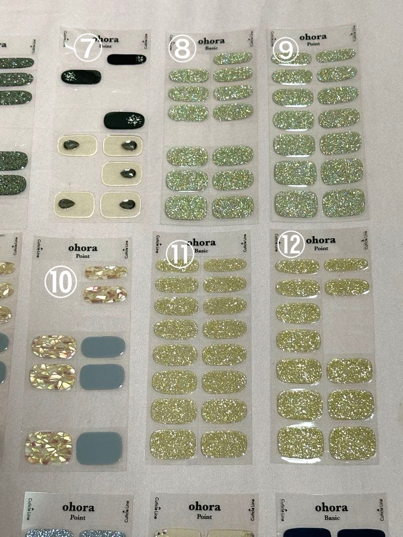 ohora ネイルシール 組み合わせ売り 値段変動あり