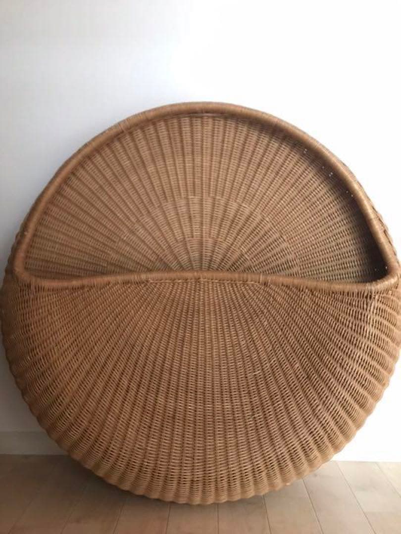 【最終値下げ・送料込】IDEE POD ラタン 座椅子 チェア 定価6.5万