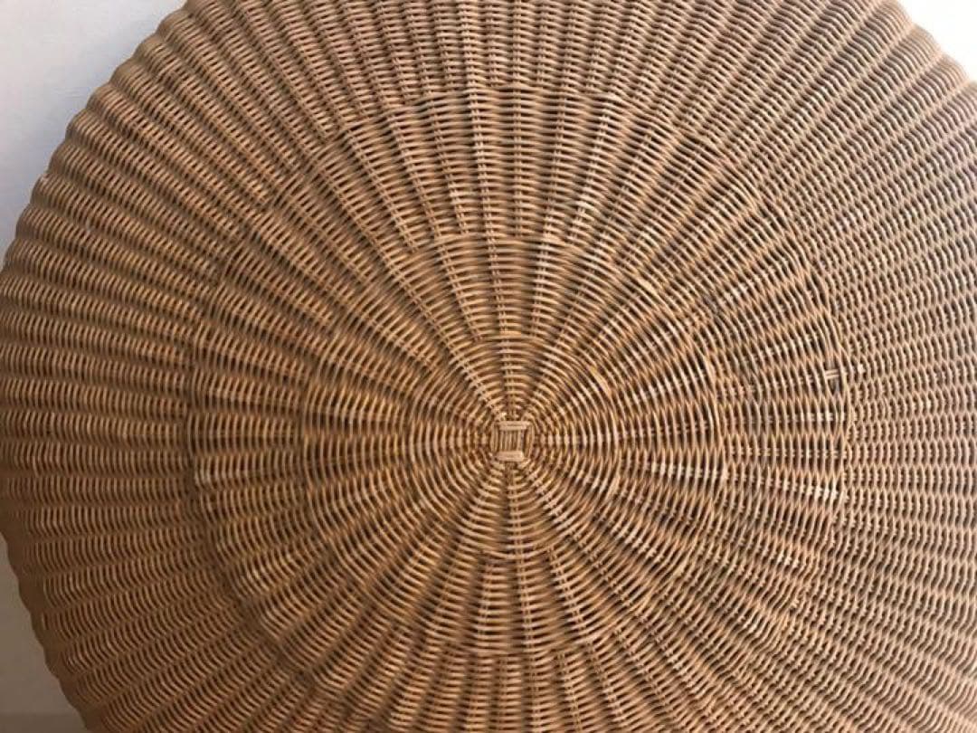 【最終値下げ・送料込】IDEE POD ラタン 座椅子 チェア 定価6.5万