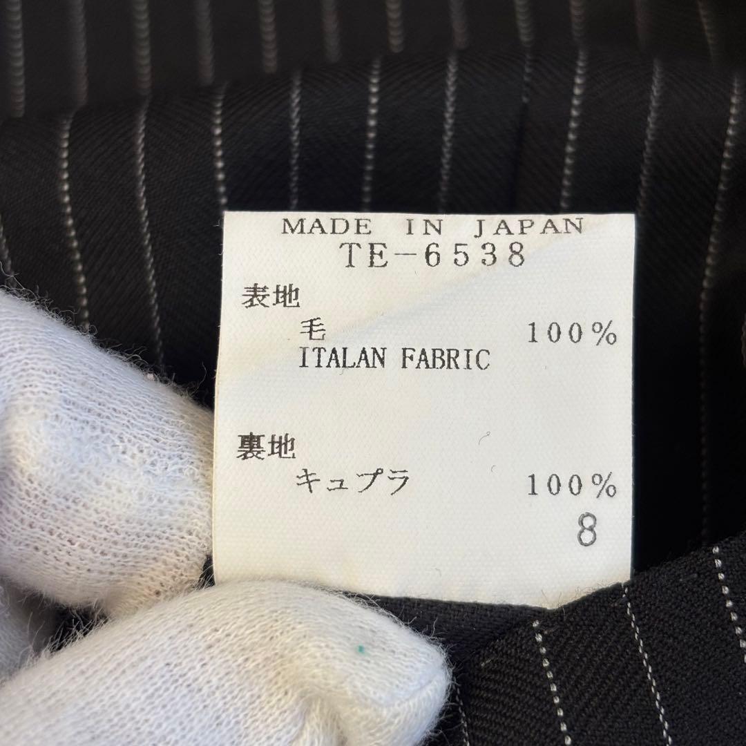 (美品) メンズティノラス スリーピース セットアップ スーツ ストライプ