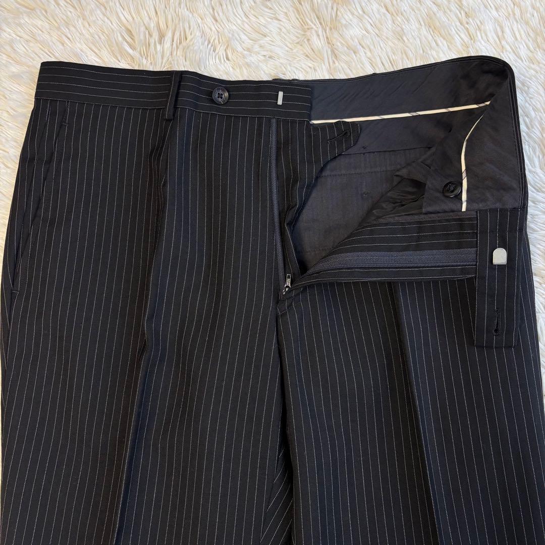 (美品) メンズティノラス スリーピース セットアップ スーツ ストライプ