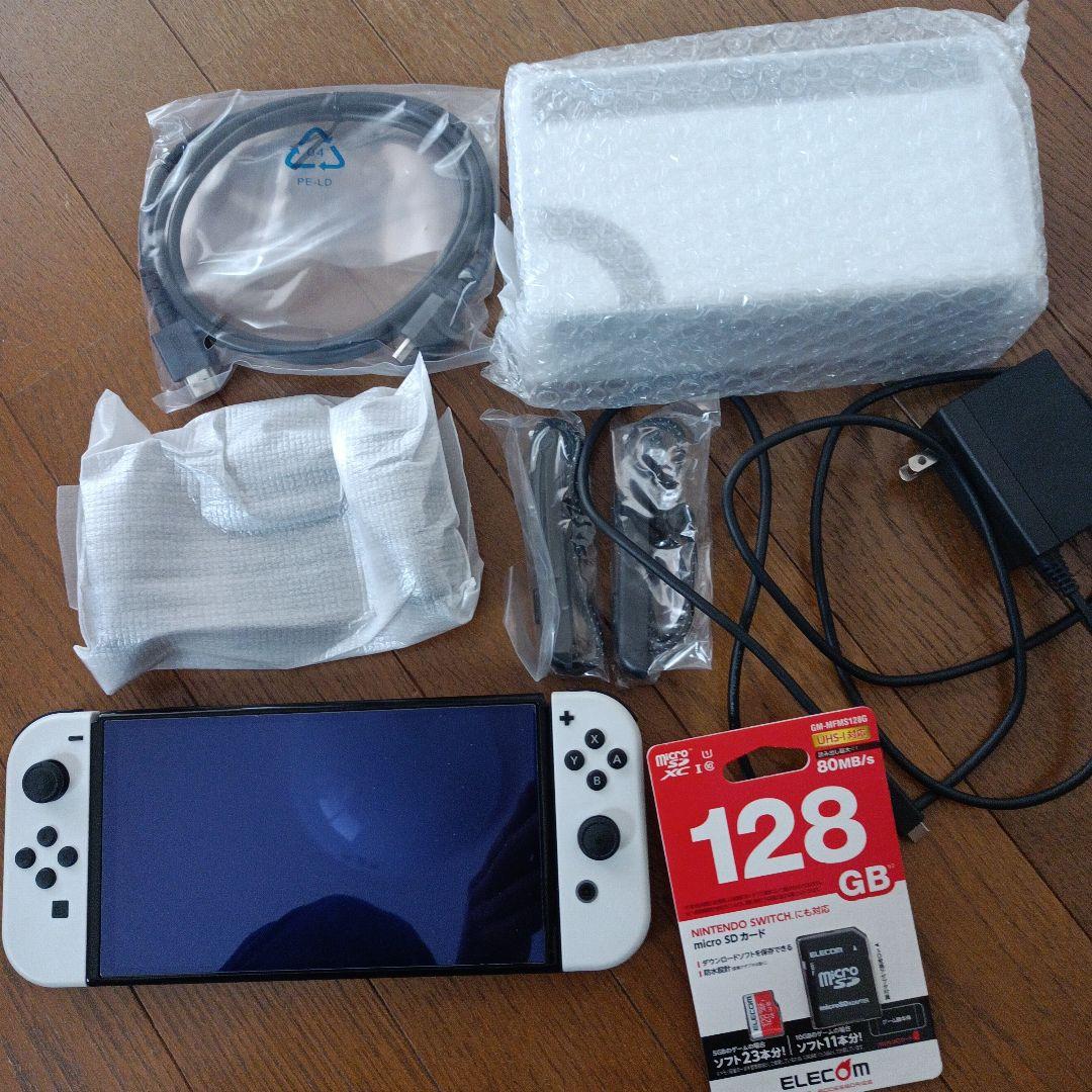 Switch本体有機EL JCホワイト＋microSDカード