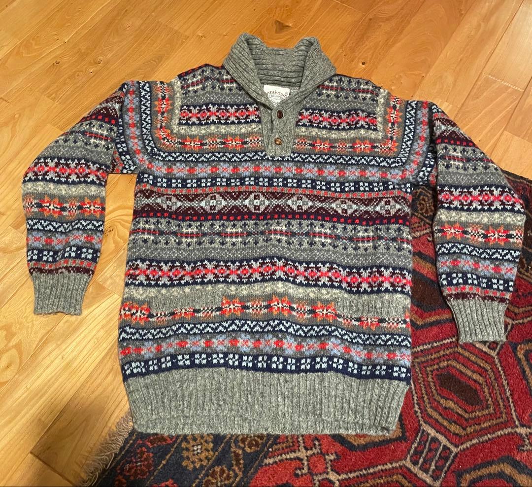 XLサイズ　jamieson's ジャミーソンズ フェアアイル ニット