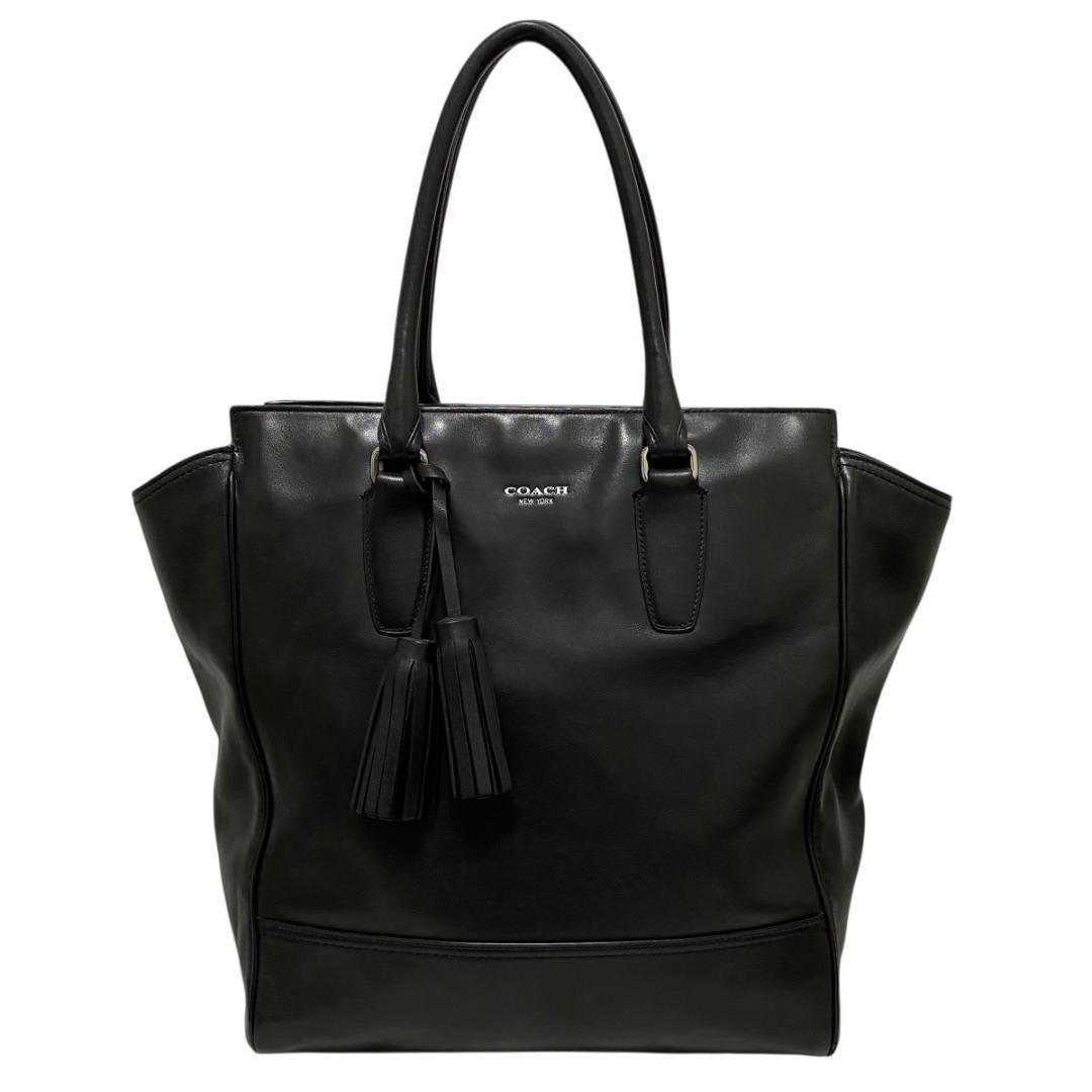 COACH コーチ トートバック ビジネスバック大容量レザー ブラック19924
