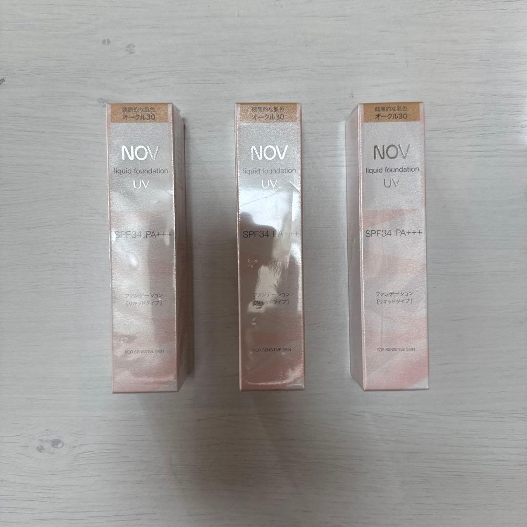 ノブ リキッドファンデーション UV オークル30 新品未使用、現品限り