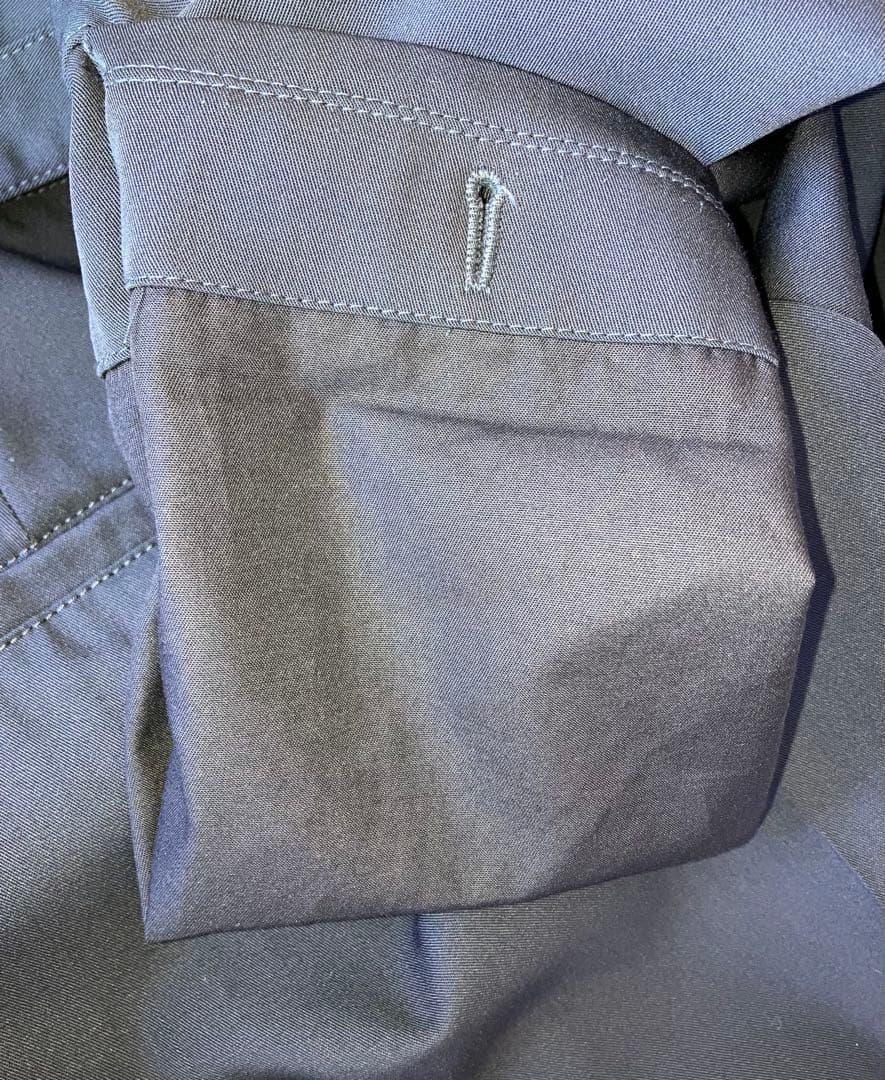 パンツ LEMAIRE ONE PLEAT PANTS squid ink 48