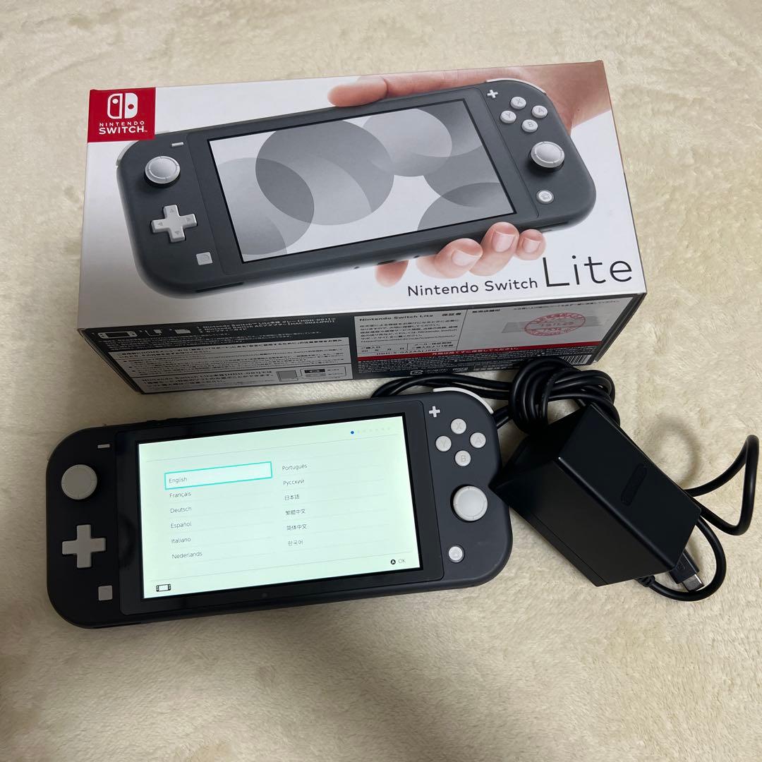 箱付き　Nintendo Switch Lite グレー 本体