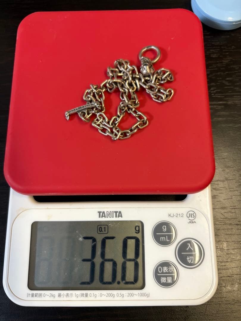 ガボール タイプ スカル チェーン Silver925