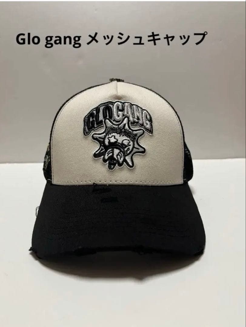 GLO GANG メッシュキャップ　刺繍　チーフキーフ　グローギャング