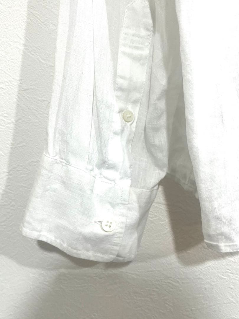 ドゥーズィエムクラス　2025SS Linen シャツ　白