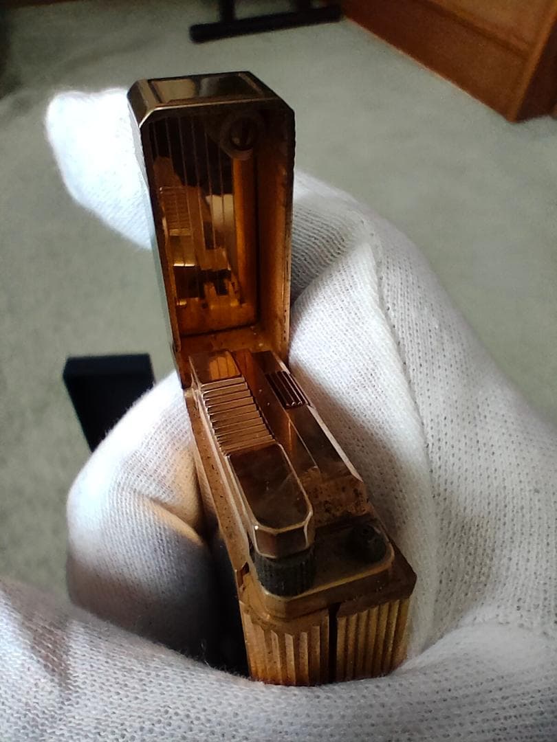 ST デュポン ライター ウィンザー ナチュラルブルーラッカー＆ゴールド