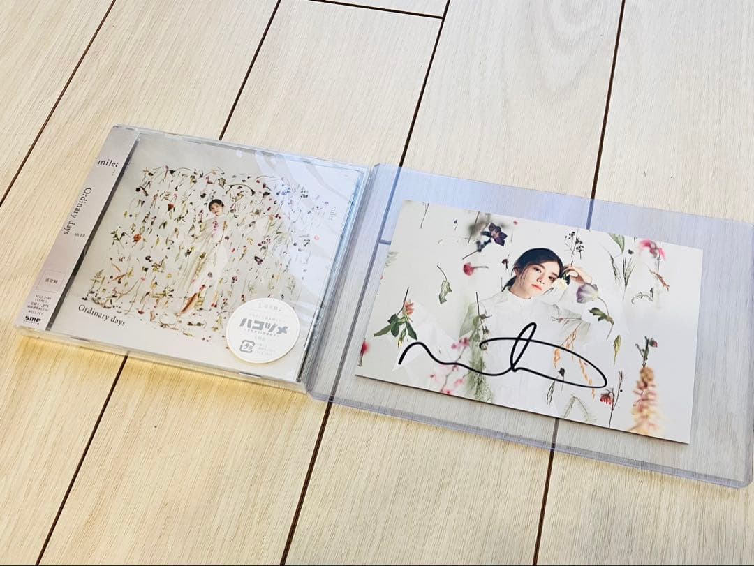 milet 直筆サイン入りポストカード