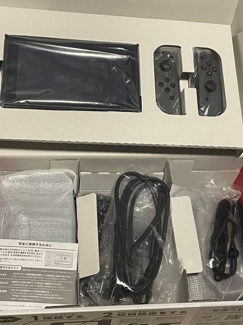 Nintendo Switch ニンテンドー グレー 本体 動作確認済み 任天堂