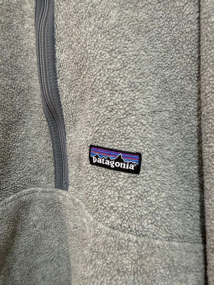 patagoniaパタゴニア　フリース　Lハーフジップ太アーム