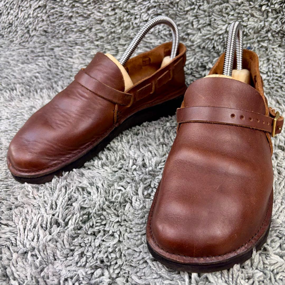 美品✨サイズ7オーロラシューズ ミドルイングリッシュ ブラウン 24cm