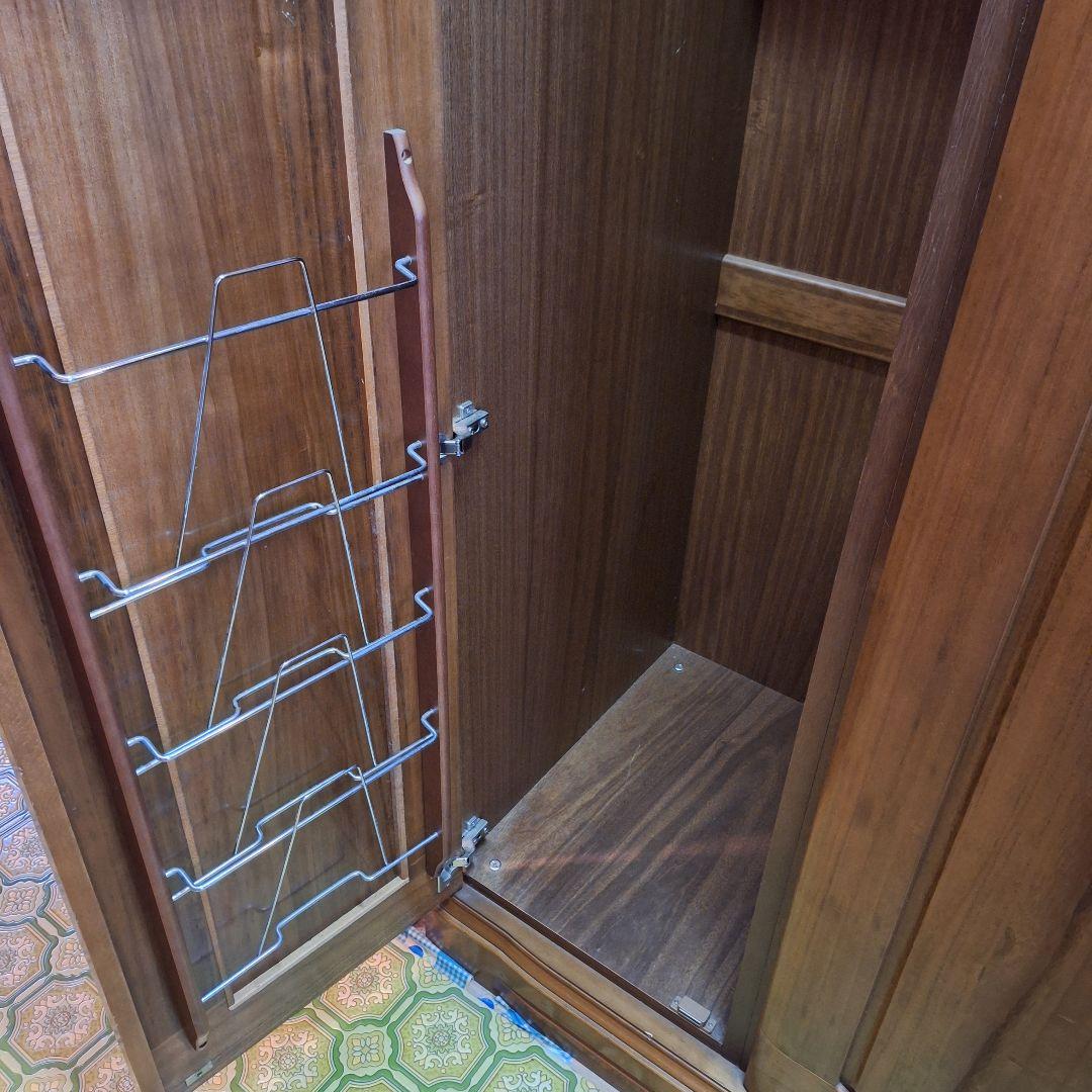 天然木洋服タンス収納クローゼット3扉 婚礼タンス ワードローブ