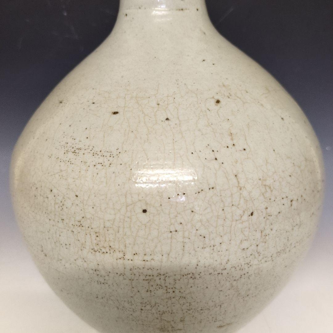 李朝白磁壷 李朝時代