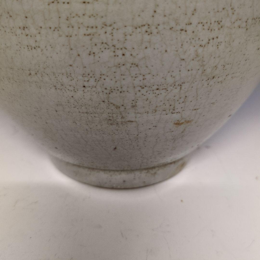 李朝白磁壷 李朝時代