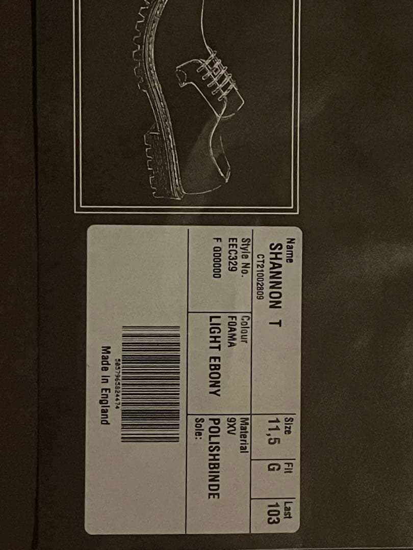 Church's Shannon ライトエボニー　ドレスシューズ