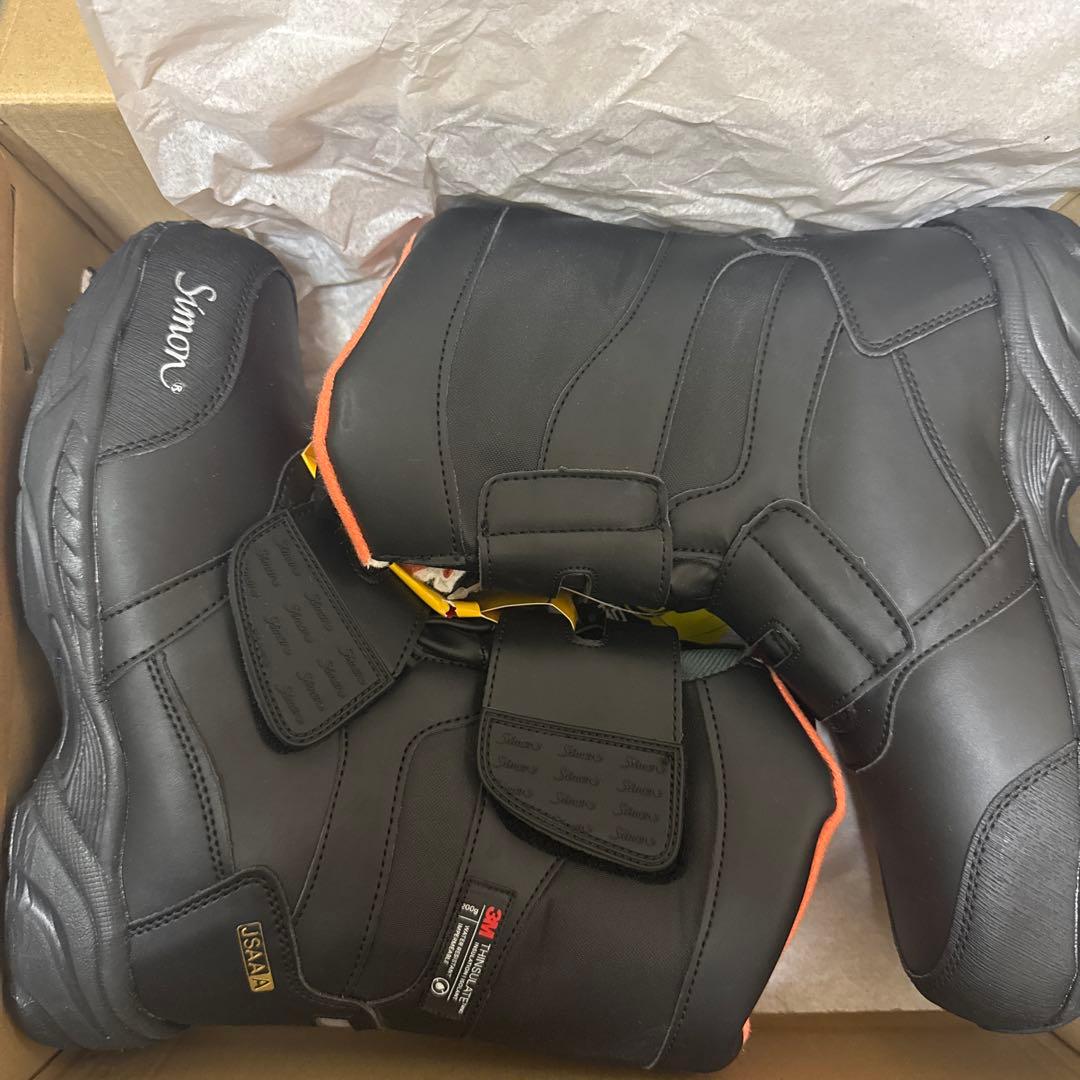 Simon KB38黒 防寒安全靴 24.0 EEE