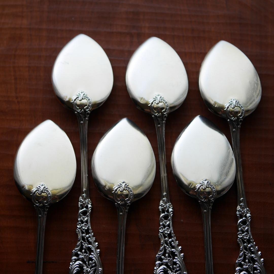 ◆アンティーク◆JeanGranvigne◆スプーン2本組（写真の6本のうち）◆