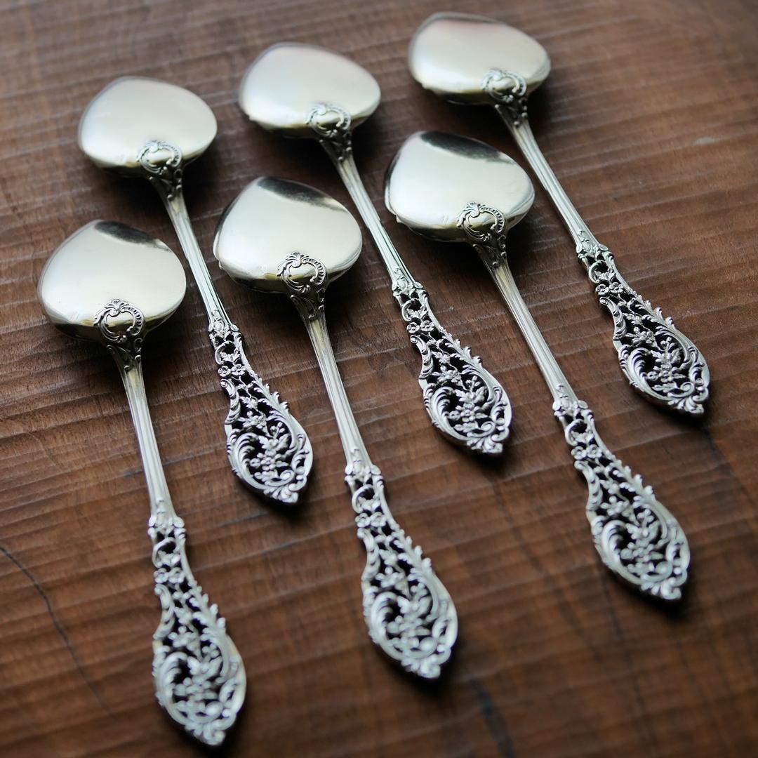 ◆アンティーク◆JeanGranvigne◆スプーン2本組（写真の6本のうち）◆