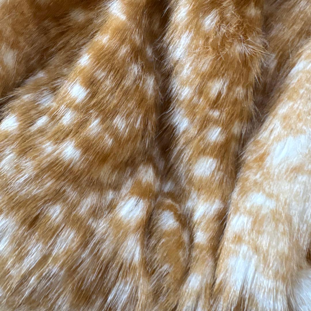 ツモリチサト　TSUMORI CHISATOバンビ柄　フェイクファー