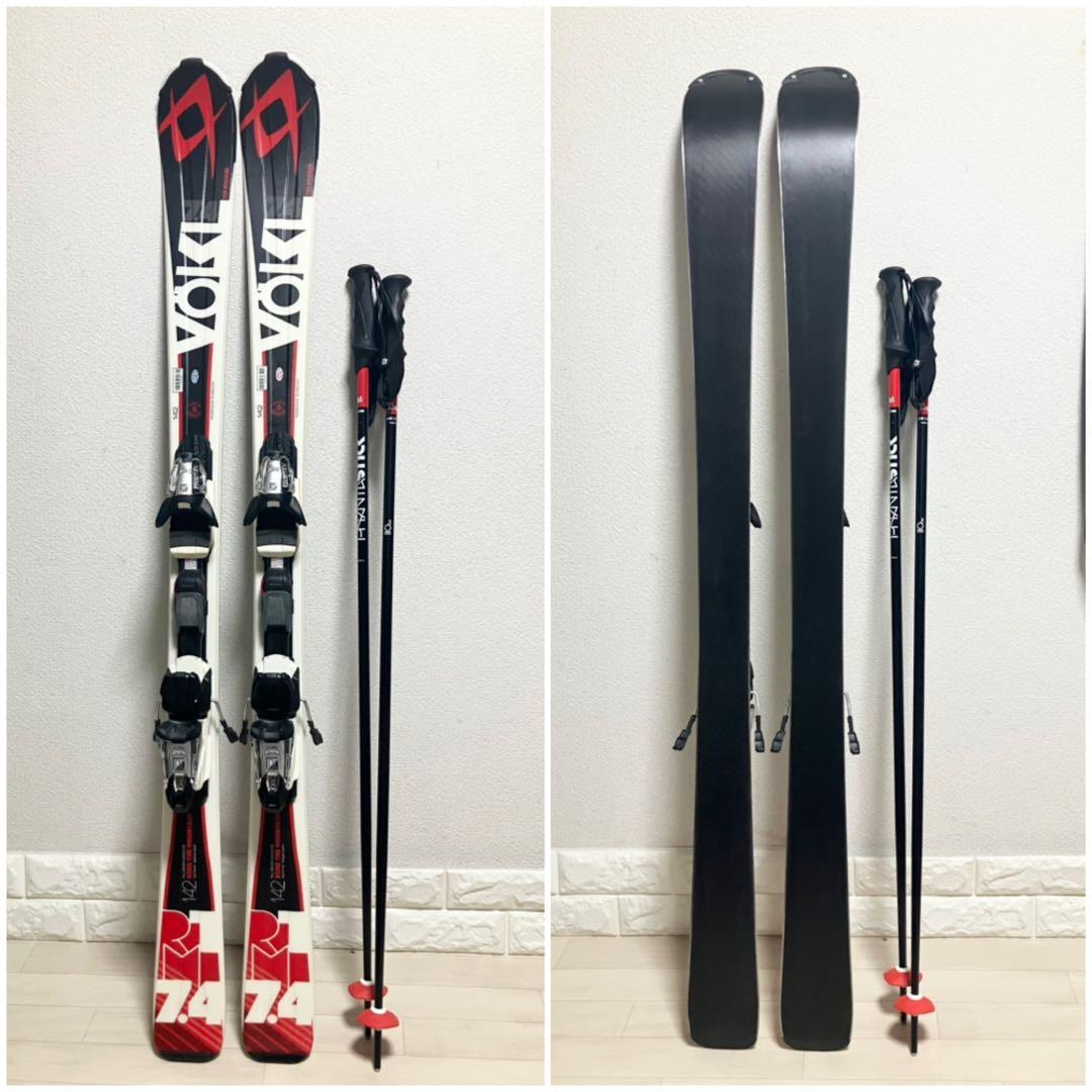 【美品】ケース付/VOLKL TIP ROCKERフォルクル スキーセット142