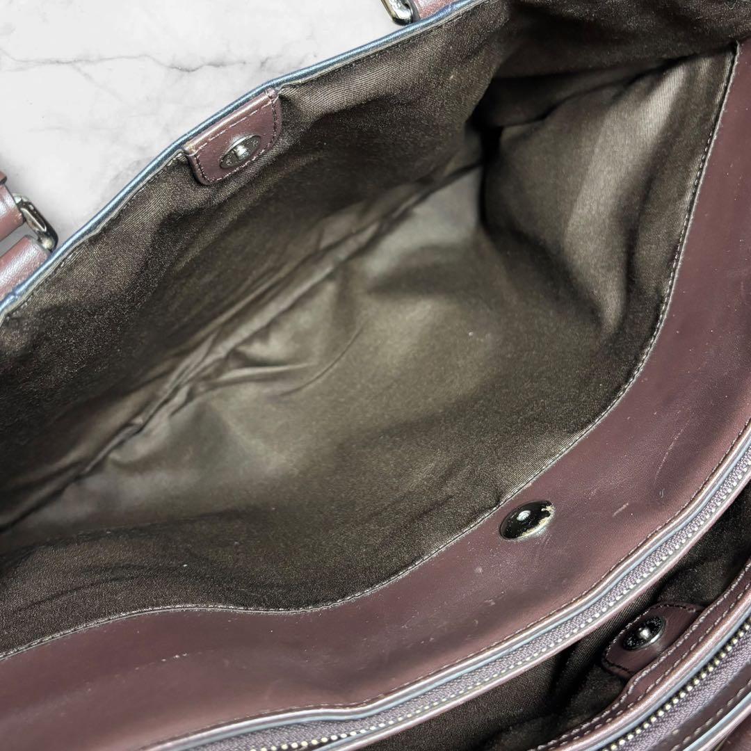 COACH コーチ メトロポリタン ビジネスバッグ ショルダーバッグ レザー