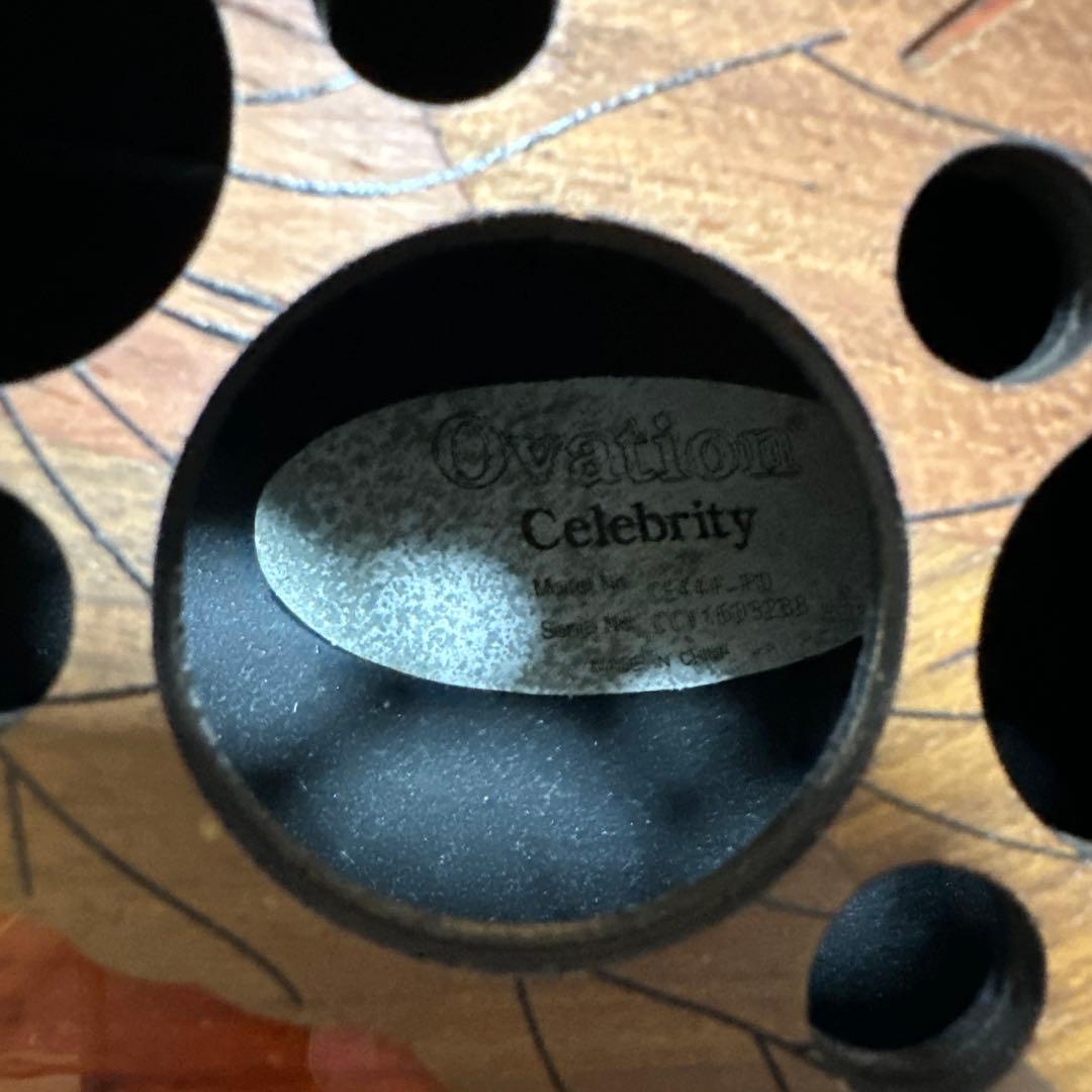 Ovation Celebrity CE44P-PE エレアコ　ケース付き